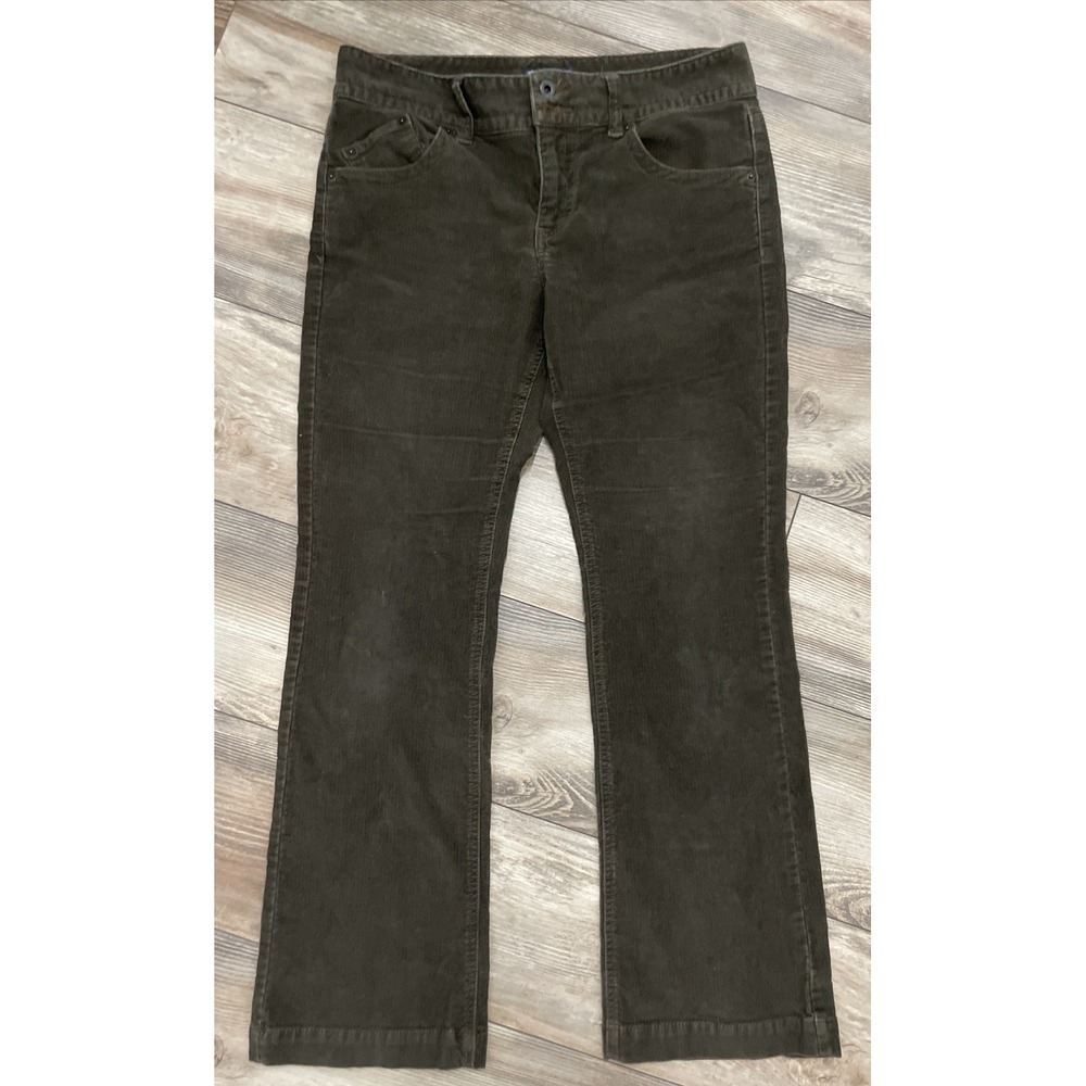 Vintage Polo Jeans Co Ralph Lauren Women Corduroy Pants Brown Bootcut Size 10X30 - Picture 2 of 6